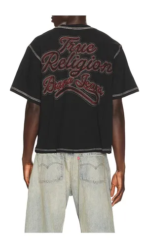 Rope Heavy Boxy Tee in . Size L. Also in M, S, XL/1X - True Religion - Modalova
