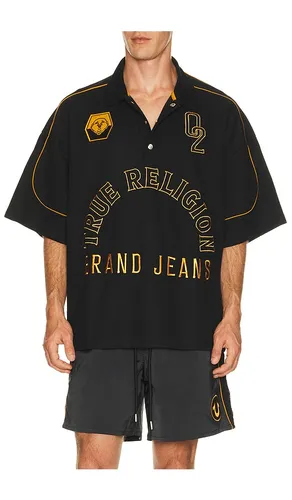 Multi Logo Oversized Polo in . Size L. Also in M, S, XL/1X - True Religion - Modalova