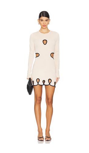 Deja Knit Mini Dress in Cream. - size L (also in M, XL) - The Wolf Gang - Modalova