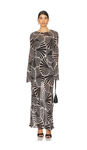 Lottie Maxi Dress in Brown. - size L (also in M, S) - The Wolf Gang - Modalova