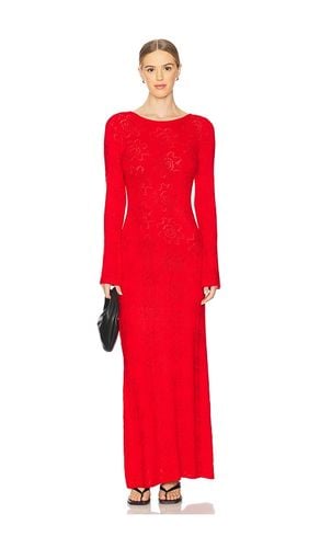 Bettina Maxi Dress in Red. - size L (also in M, S, XL, XS) - The Wolf Gang - Modalova