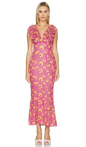 Circe Maxi Dress in Pink. - size L (also in M, S, XS) - The Wolf Gang - Modalova