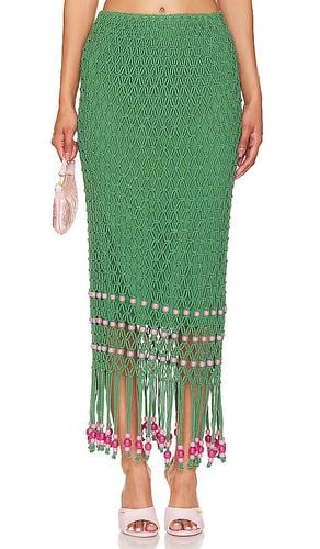 Reis Macrame Skirt in Green. - size M (also in XL, XS) - The Wolf Gang - Modalova