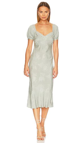 Natalie Embroidered Midi Dress in Sage. - size S (also in XS, XXS) - Tularosa - Modalova