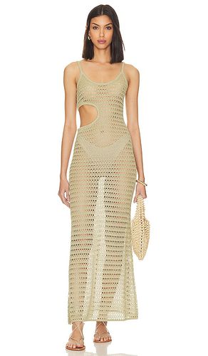 Kylen Cut Out Knit Maxi Dress in Sage. - size L (also in S, XL) - Tularosa - Modalova