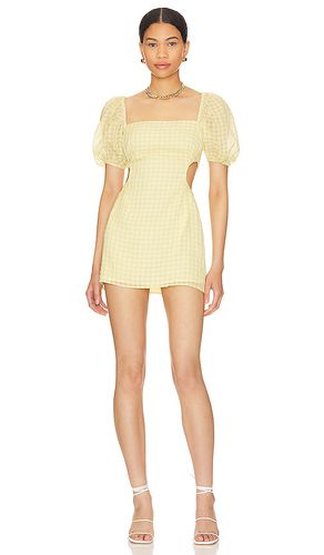 Briony Mini Dress in Yellow. - size M (also in S, XL) - Tularosa - Modalova