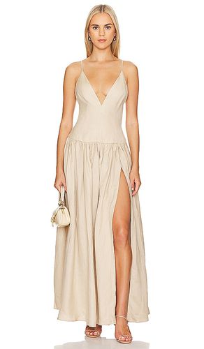 Saylor Maxi Dress in Beige. - size L (also in M, S, XL, XS, XXS) - Tularosa - Modalova