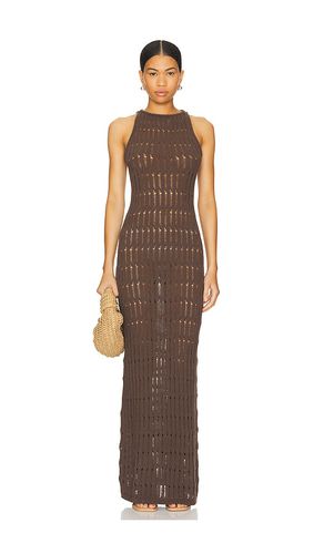 Hilda Maxi Dress in Chocolate. - size L (also in M, XS) - Tularosa - Modalova