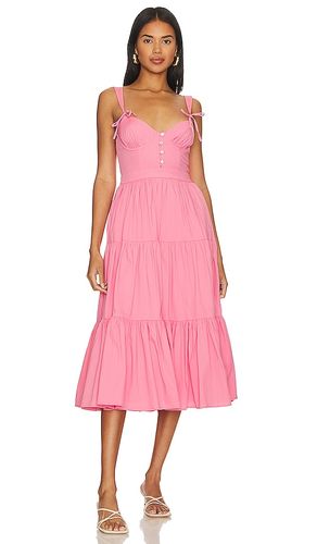 Poppy Midi Dress in Pink. - size L (also in M, S, XL, XS, XXS) - Tularosa - Modalova