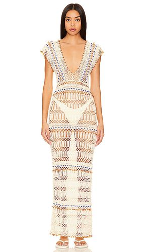 Skylar Beaded Dress in Cream. - size L (also in M, S, XS) - Tularosa - Modalova