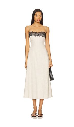 Jia Midi Dress in Neutral. - size L (also in M, S, XL, XS) - Tularosa - Modalova