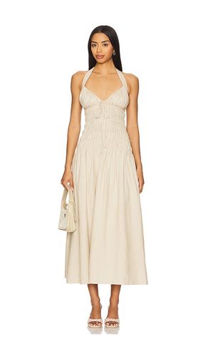 Liya Midi Dress in Neutral. - size L (also in M, S, XL, XS) - Tularosa - Modalova