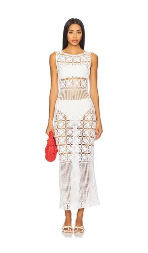 Mikio Crochet Midi Dress in . - size L (also in M, S, XL, XS, XXS) - Tularosa - Modalova