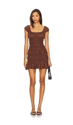 Lucie Mini Dress in Chocolate. - size L (also in M, S, XL) - Tularosa - Modalova
