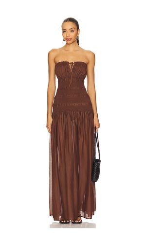 Lucie Maxi Dress in Chocolate. - size L (also in M, S, XL, XXS) - Tularosa - Modalova