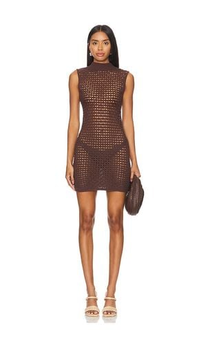 Xaviena Mini Dress in Chocolate. - size L (also in M, S, XL, XS) - Tularosa - Modalova