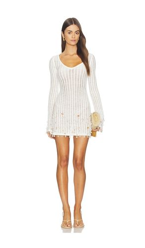 Ellisa V Neck Shell Embellished Mini Dress in . - size S (also in XXS) - Tularosa - Modalova