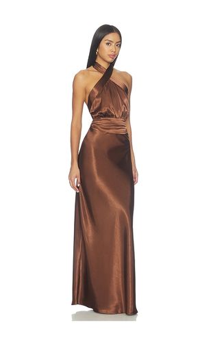 Delphi Gown in Chocolate. - size M (also in S) - Tularosa - Modalova