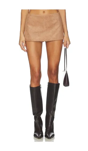 Noella Faux Suede Skort in . Size L. Also in M, S, XL - Tularosa - Modalova