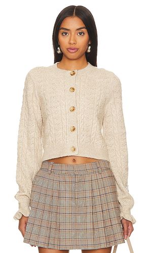 Palmira Cropped Cable Cardigan in . Taglia XS - Tularosa - Modalova