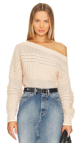 Razon Off Shoulder Pointelle Sweater in . Taglia XL - Tularosa - Modalova