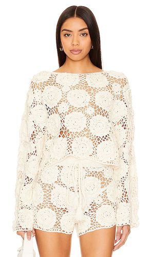 Zephyr Floral Crochet Sweater in . Size XS - Tularosa - Modalova