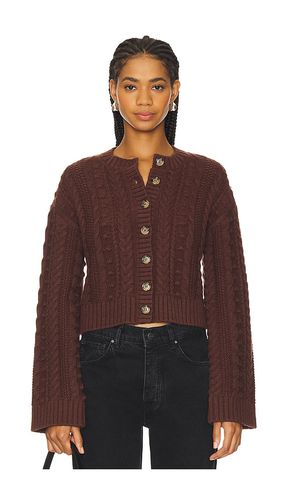 Hunter Cardigan in Chocolate. - size L (also in M, S, XL, XS, XXS) - Tularosa - Modalova