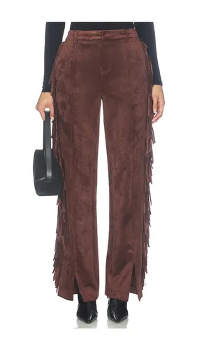 Miranda Pant in Chocolate. - size L (also in M, S, XL, XS, XXS) - Tularosa - Modalova