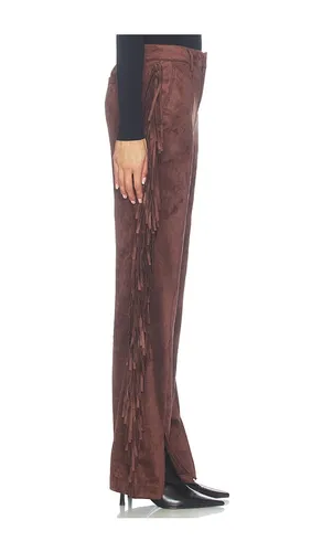 Miranda Pant in Chocolate. - size L (also in M, S, XL, XS, XXS) - Tularosa - Modalova