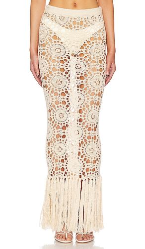 Luanne Maxi Skirt in Light Beige in Beige. - size M (also in L, S, XS) - Tularosa - Modalova