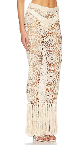 Luanne Maxi Skirt in Light Beige in Beige. - size M (also in L) - Tularosa - Modalova
