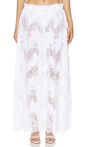 Falda dani sheer maxi en color blanco talla M en - White. Talla M (también en L, S, XL, XS) - Tularosa - Modalova