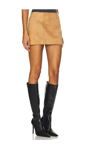 Ginny Faux Suede Mini Skirt in . Size L. Also in M, S - Tularosa - Modalova