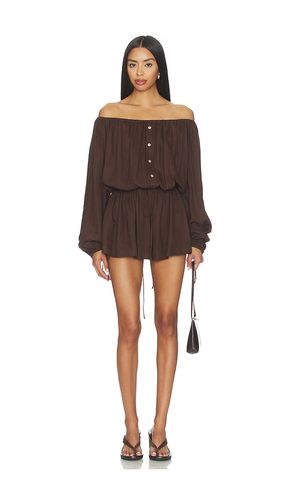 Kai Linen Romper in . Taglia M. Also in S, XS - Tularosa - Modalova