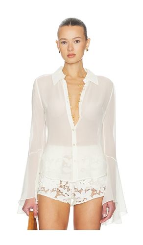 Arlo Shirt in Ivory. - size M (also in S, XXS) - Tularosa - Modalova
