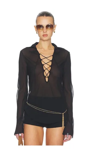 Carlotta Lace Up Top in . Size S. Also in M, L - Tularosa - Modalova