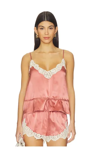 Lio Silk Cami Top in Rose. - size L (also in M) - Tularosa - Modalova