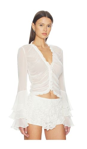 Palomita Blouse in Ivory. - size M (also in S) - Tularosa - Modalova