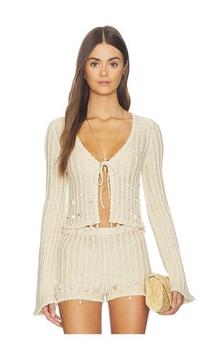 Nori Shell Embellished Cardigan in . Size L. Also in S, XL - Tularosa - Modalova