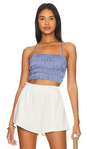 Britton crop top en color azul talla L en - Blue. Talla L (también en XL) - Tularosa - Modalova