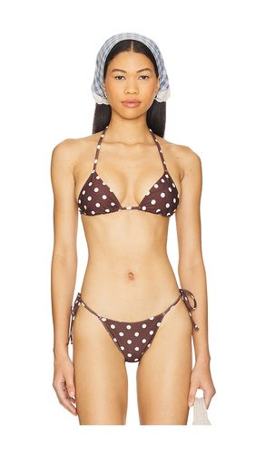 Brigitte Top in Chocolate. - size S (also in XXS) - Tularosa - Modalova