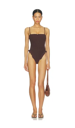 Mae One Piece in Chocolate. - size L (also in M, S, XXS) - Tularosa - Modalova