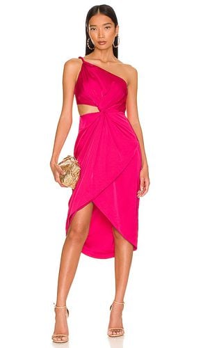 Deena One Shoulder Dress in Fuchsia. - size 00 (also in 0, 10, 4, 6) - AMUR - Modalova