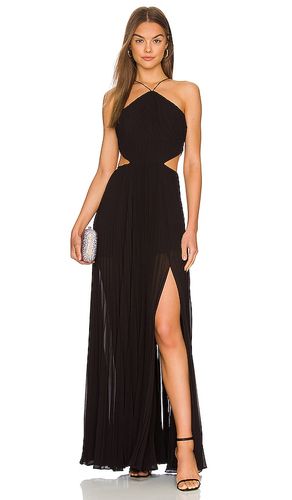 Vestido largo janet en color talla 00 en - Black. Talla 00 (también en 10, 2, 4, 6, 8) - AMUR - Modalova