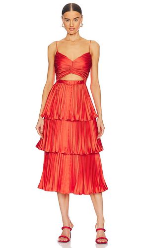 Lulla Pleated Midi Dress in . Taglia 4 - AMUR - Modalova