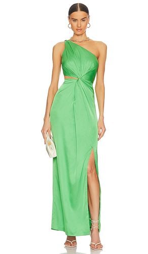 Deena One Shoulder Gown in Green. - size 0 (also in 10, 2, 4, 6) - AMUR - Modalova