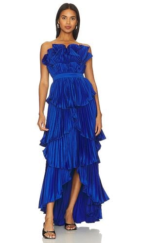 Judah Scallop Pleated Dress in Royal. - size 0 (also in 10, 2, 4) - AMUR - Modalova