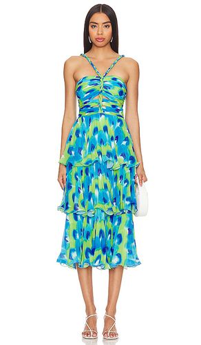 Brant Tiered Midi Dress in Blue. - size 10 (also in 12, 4) - AMUR - Modalova