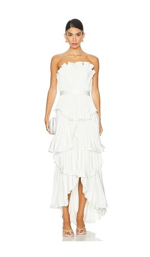 Janey Tiered Shell Midi Dress in . Taglia 4. Also in 6 - AMUR - Modalova