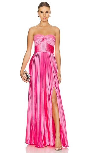 Vestido plisado stef en color rosado talla 0 en - Pink. Talla 0 (también en 10) - AMUR - Modalova